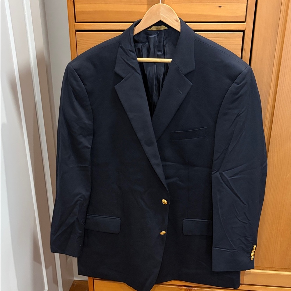 Brooks Brothers 48R Navy Men's Blazer